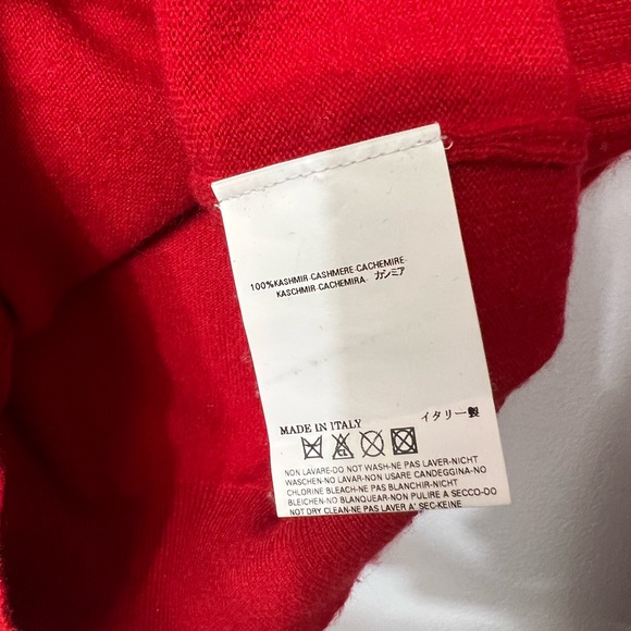 DSQUARED2 red 100% cashmere sweater - Picture 5 of 5